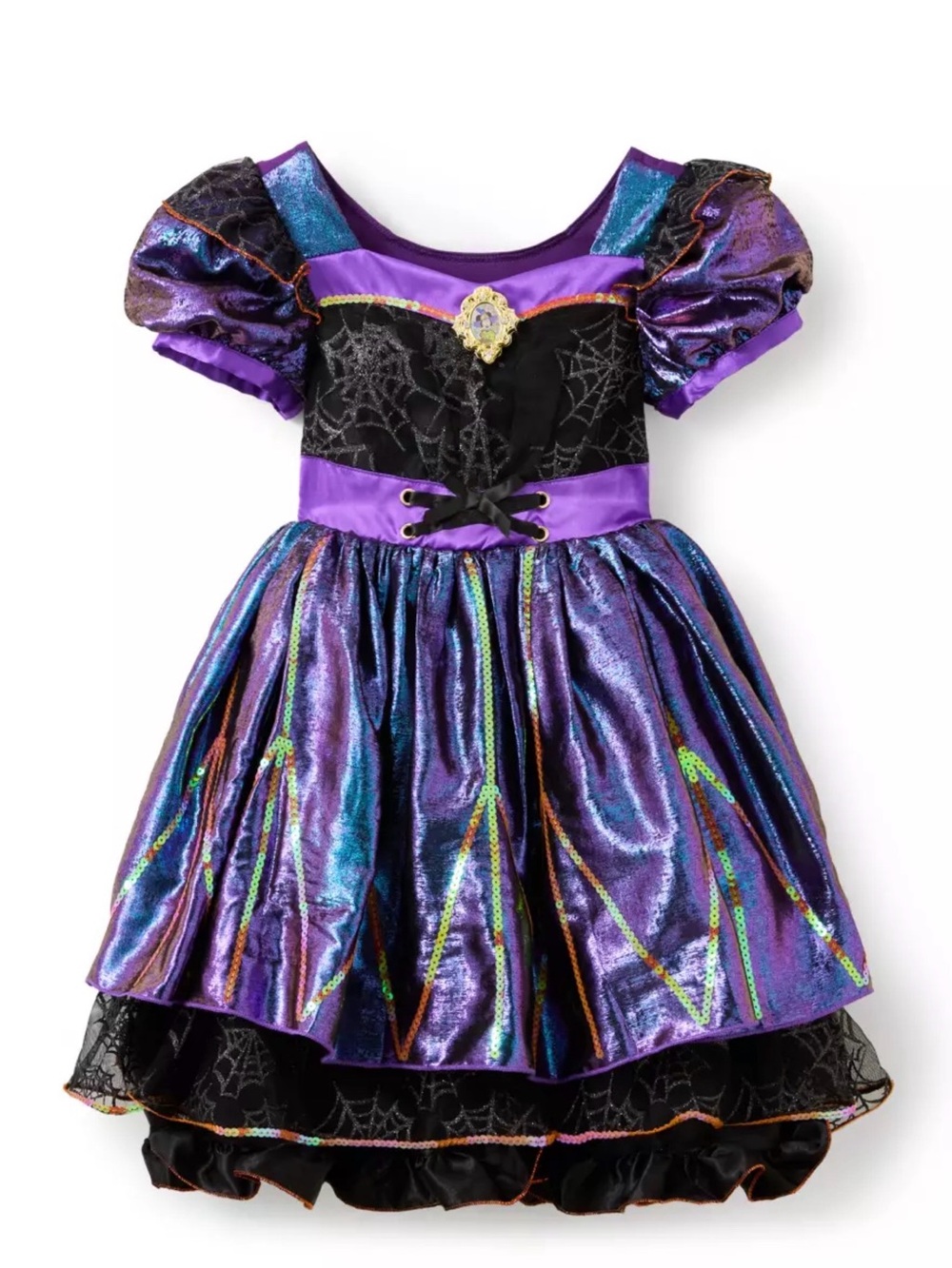 Disney Minnie Mouse Witch Costume and Witch Hat for Kids size 5/6